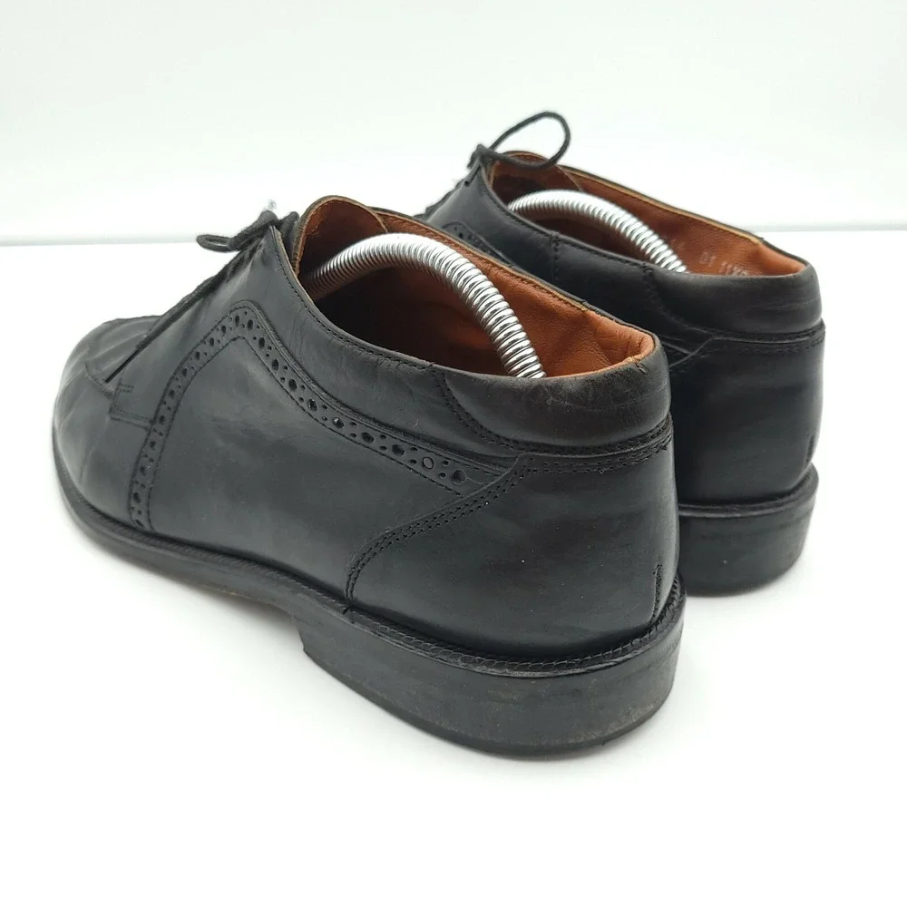Cable & Company Oxford Shoes‎ Mens 11 1/3D  Italy Black Leather Butcher Toe